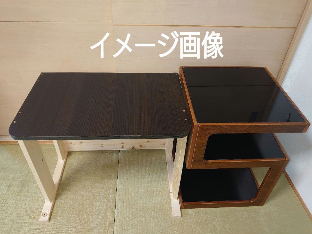 【累積186台目】パチスロを置く台（1台用シンプルスタンド）★黒色の高さ50㌢①