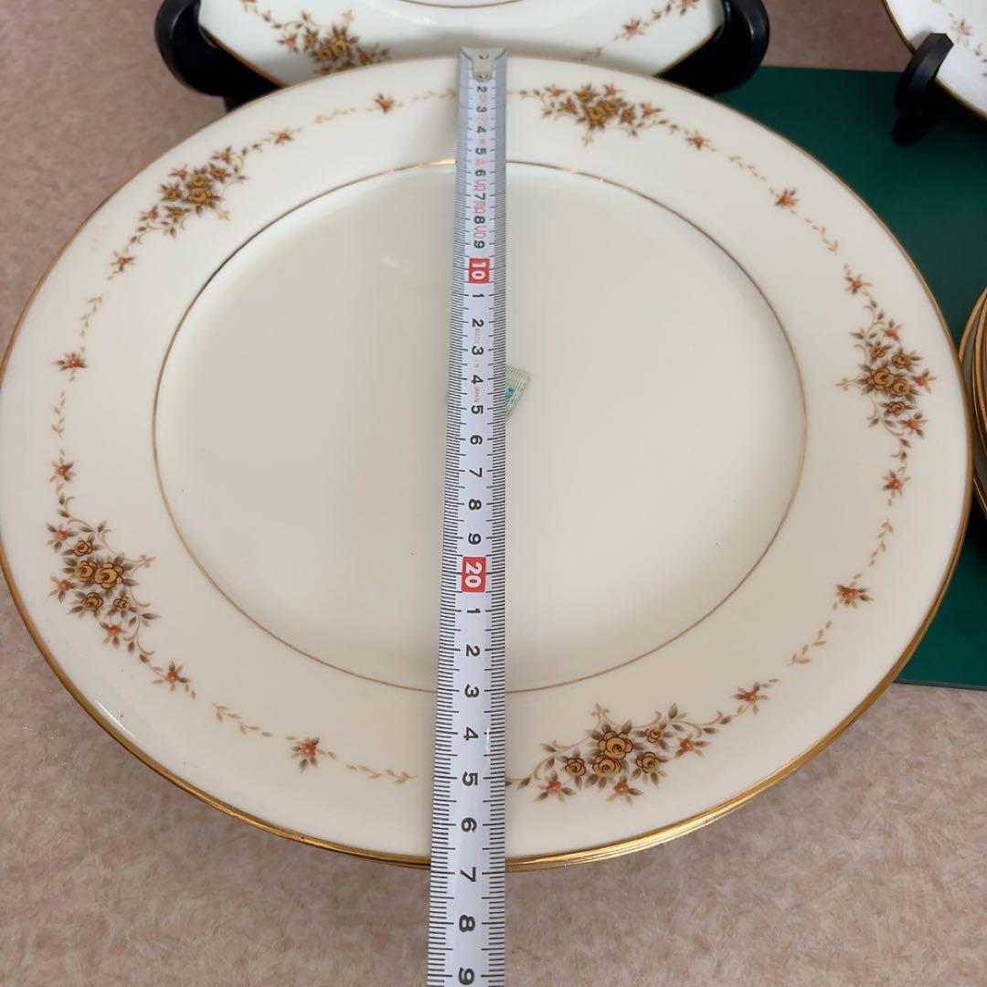 Noritake　ノリタケ　平皿１０枚セット　花柄装飾の皿セット A５７１