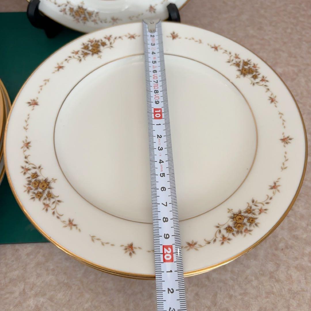 Noritake　ノリタケ　平皿１０枚セット　花柄装飾の皿セット A５７１