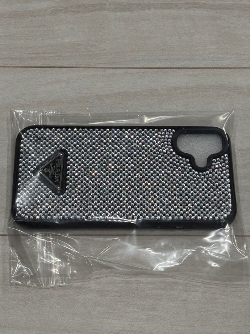 復*i様 PRADA ストーン装飾 iPhone 16plus用ケース