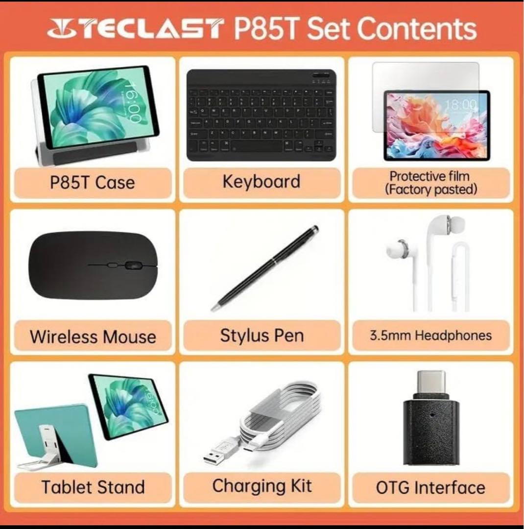 TECLAST P85T タブレット 8インチ