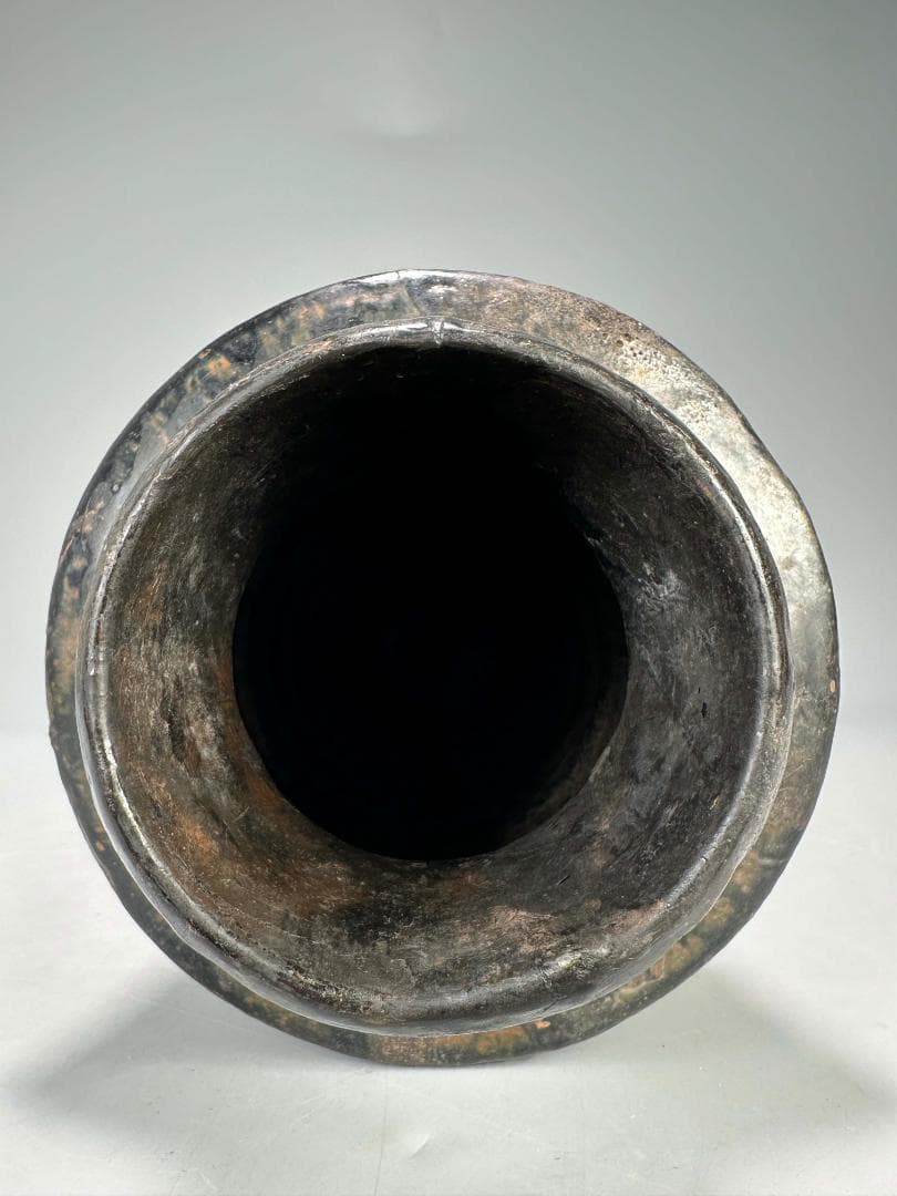 UM5-3華道具　天目花瓶　時代花瓶　花器　唐物