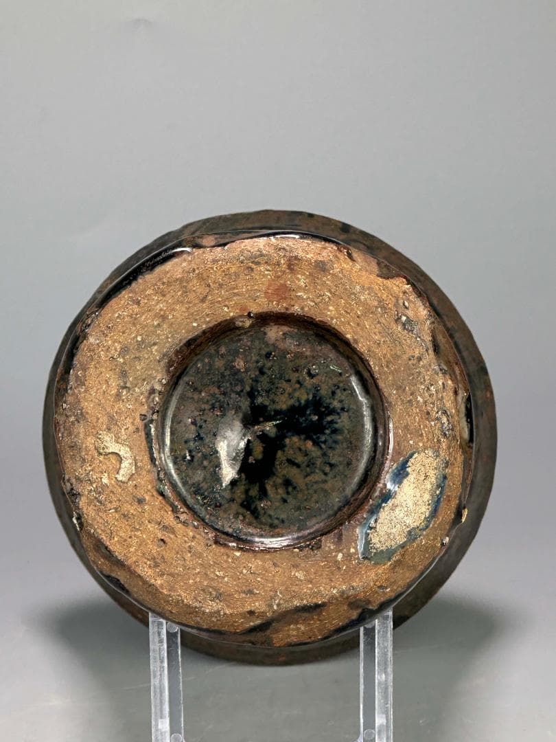 UM5-3華道具　天目花瓶　時代花瓶　花器　唐物