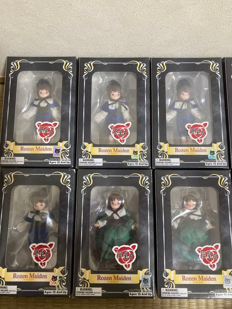 マイルストン　ローゼンメイデン　ミニドールセット　蒼星石　翠星石　まとめ売り