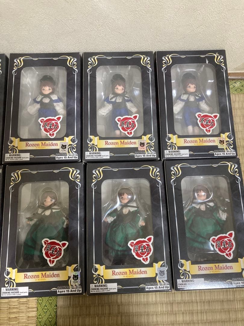 マイルストン　ローゼンメイデン　ミニドールセット　蒼星石　翠星石　まとめ売り