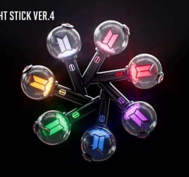 BTS OFFICIAL LIGHT STICK ver.4アミボム ロゴパーツ