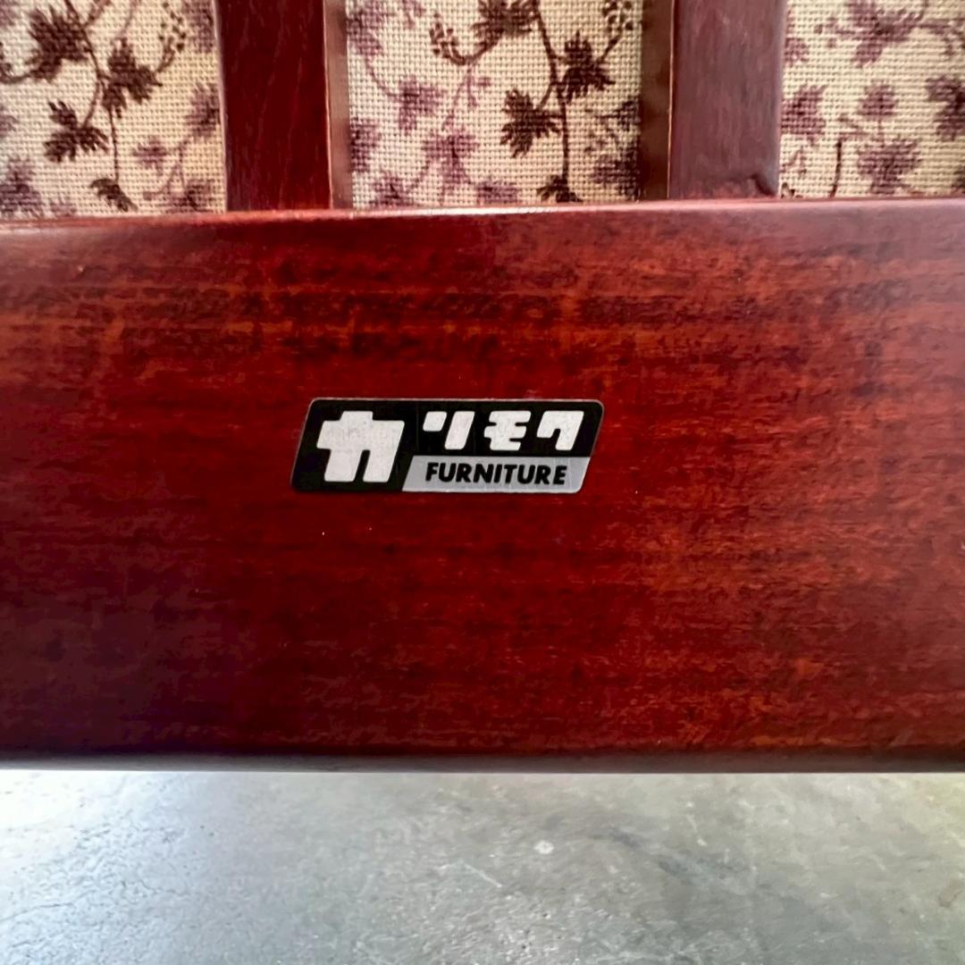 カリモク 1人掛けソファ ダイニングチェア ヴィンテージ家具 ② Y1955