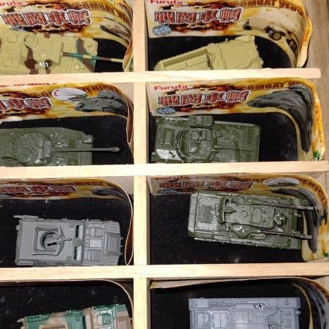 抽プレ品!!チョコエッグ戦闘車輌コレクションBOX+シークレット含む全種　戦車