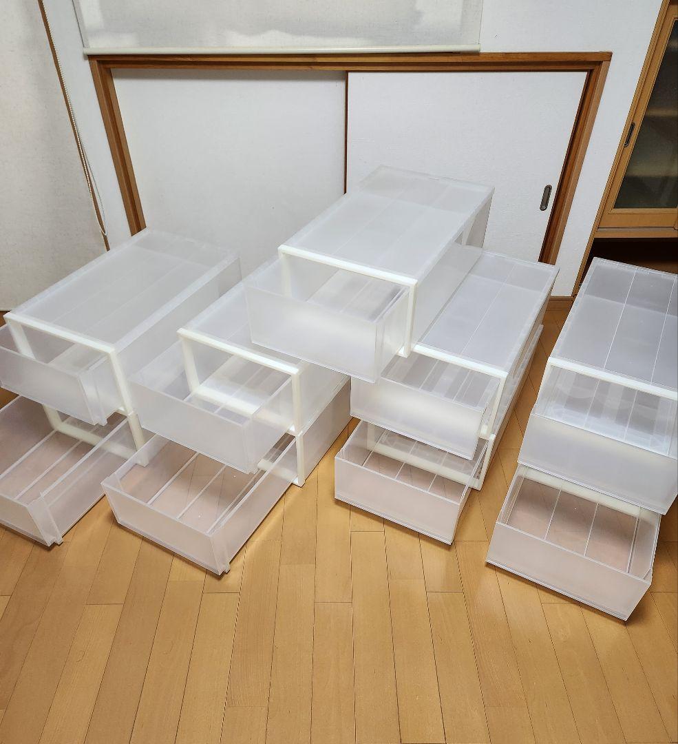 【専用出品】無印良品/収納、衣装ケース/ポリプロピレン大サイズ3個セット