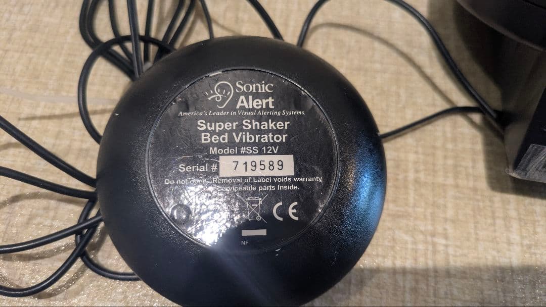 Sonic Alert デジタル置時計 振動＋爆音 ソニックボム BOMB 電子