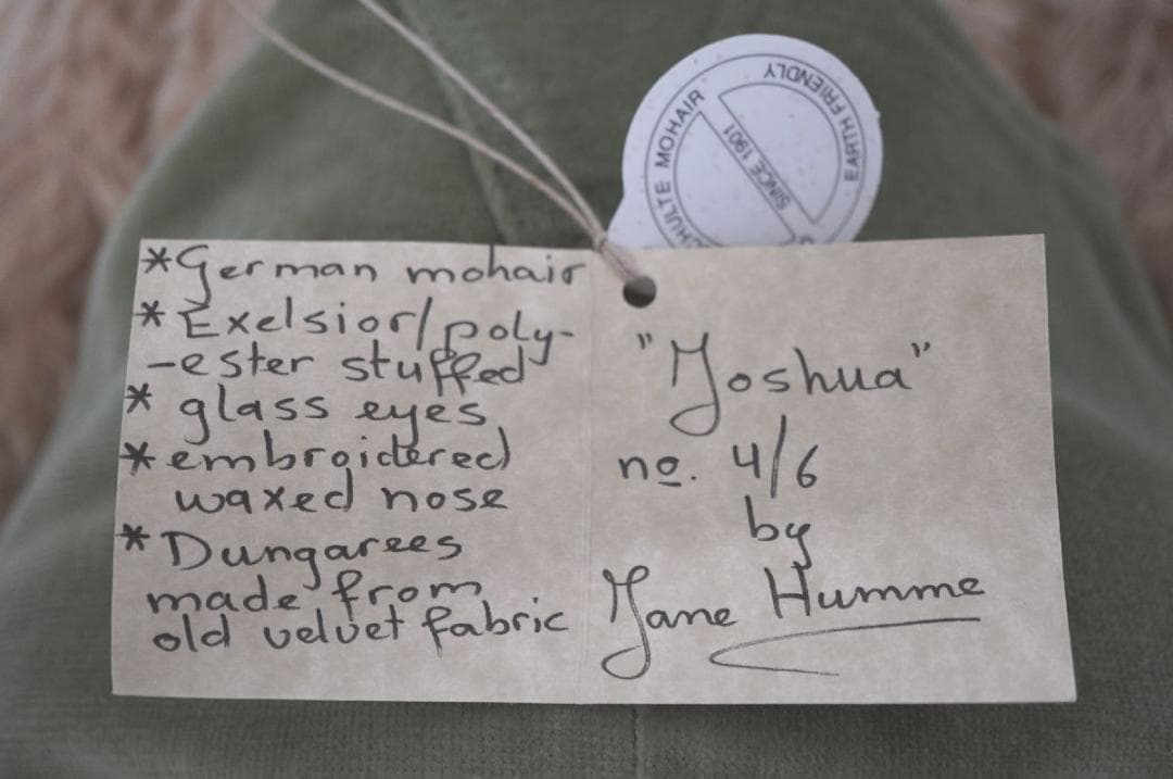 【M02-24】 Jane Humme ジェーン ヒュメ テディベア ぬいぐるみ