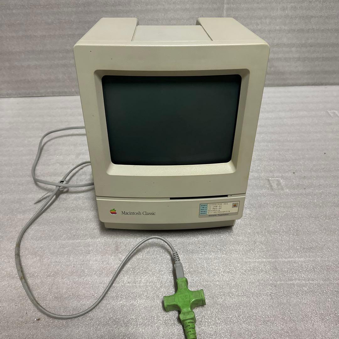 美品Macintosh Classic ディスプレイ本体