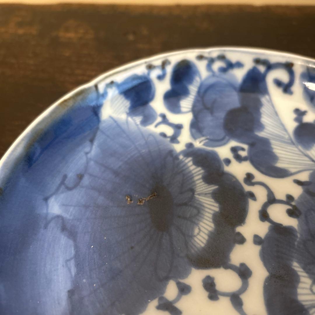 古伊万里　6寸平皿　江戸中期〜後期　2枚セット