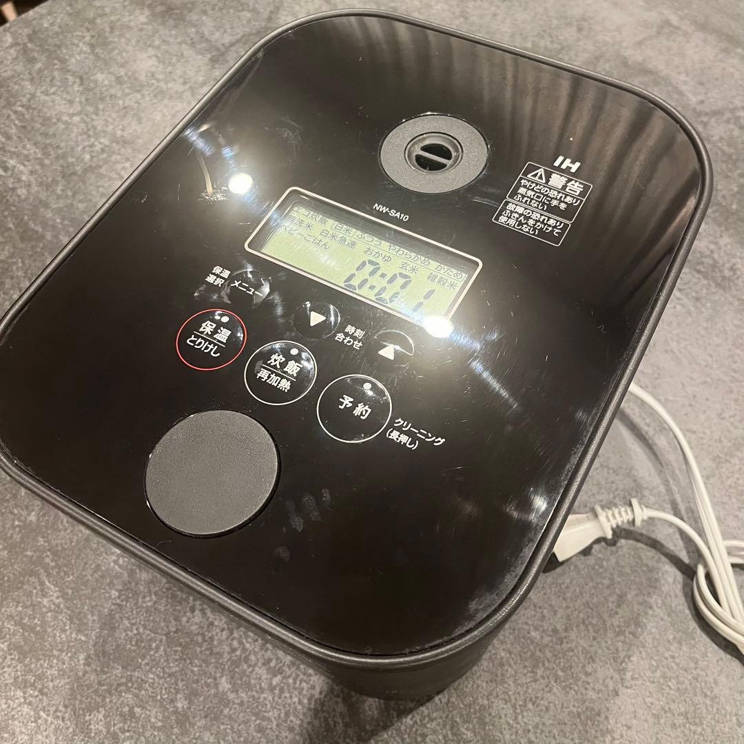 象印 stan スタン 炊飯器 ブラック 5.5号炊き NW-SA10-BA