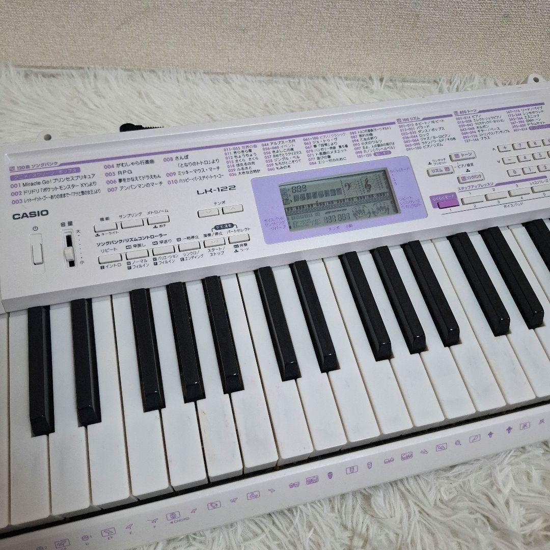【送料無料】CASIO カシオ 光ナビゲーションキーボード LK-122