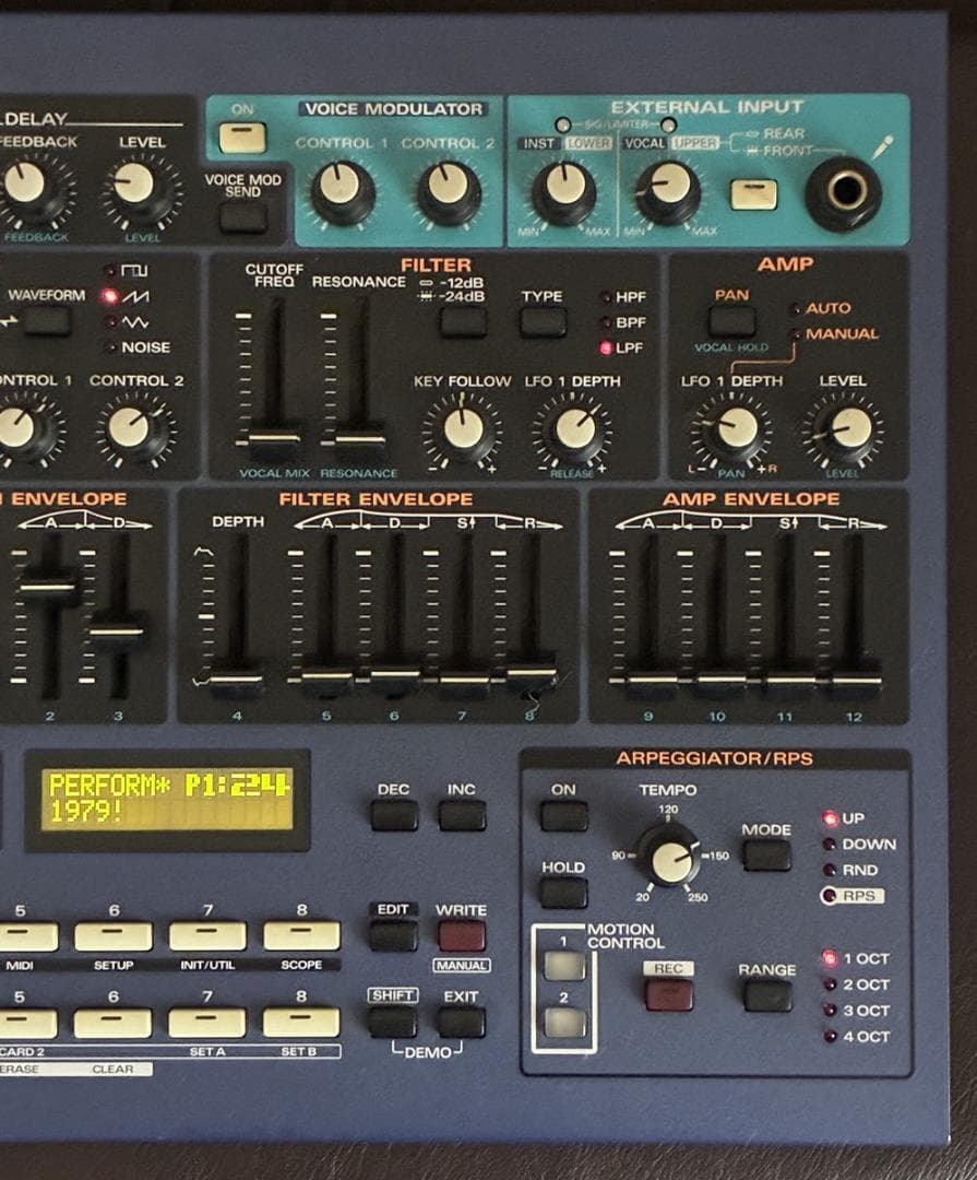 Roland JP-8080 アナログモデリングシンセサイザー 完動品