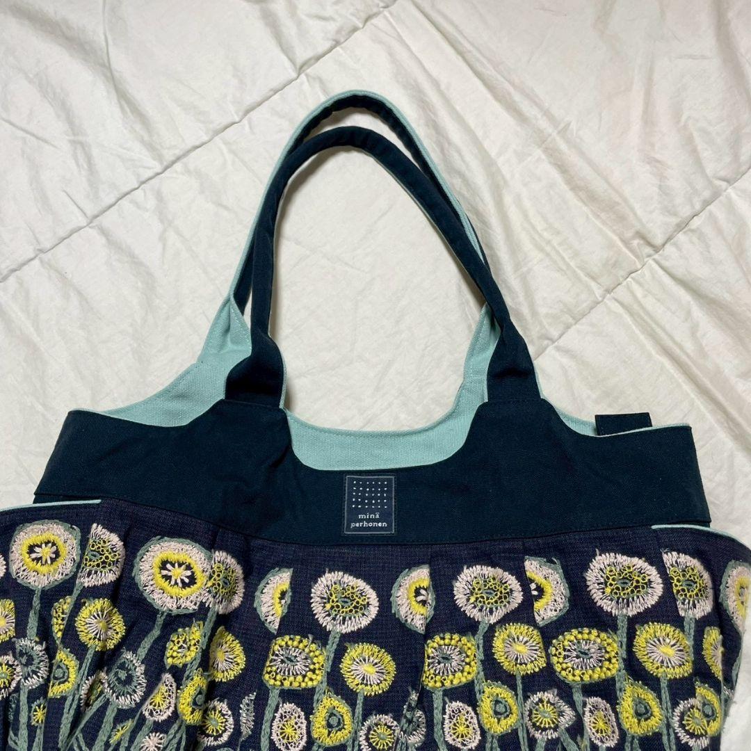 mina perhonen ミナペルホネン path ハンドメイド　トートバッグ