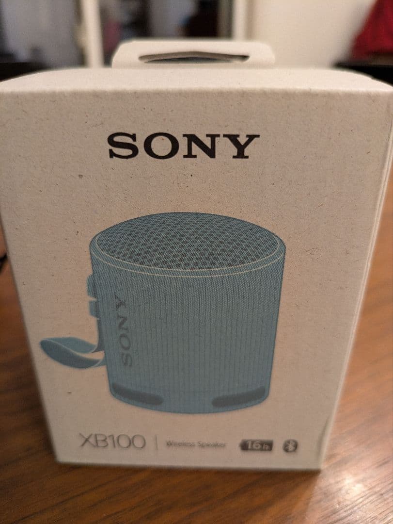 ソニー(SONY) ワイヤレススピーカー SRS-XB100　ブルー　新品