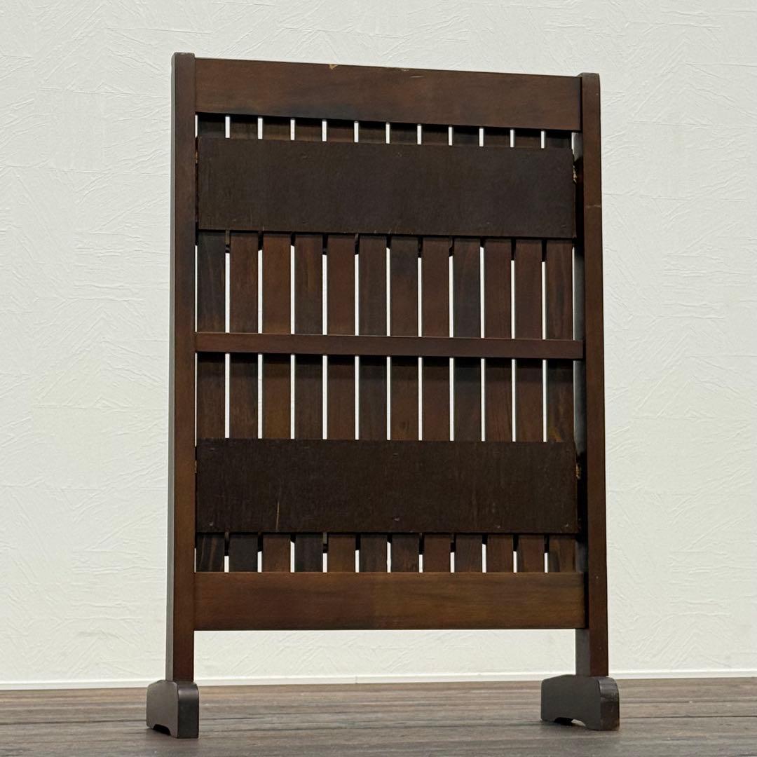 H110K66b カリモク オールドカリモク スリッパラック 鋲打ち