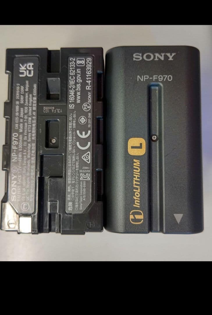 即購入禁止。未使用純正 生産終了商品SONYNP-F970バッテリーパック