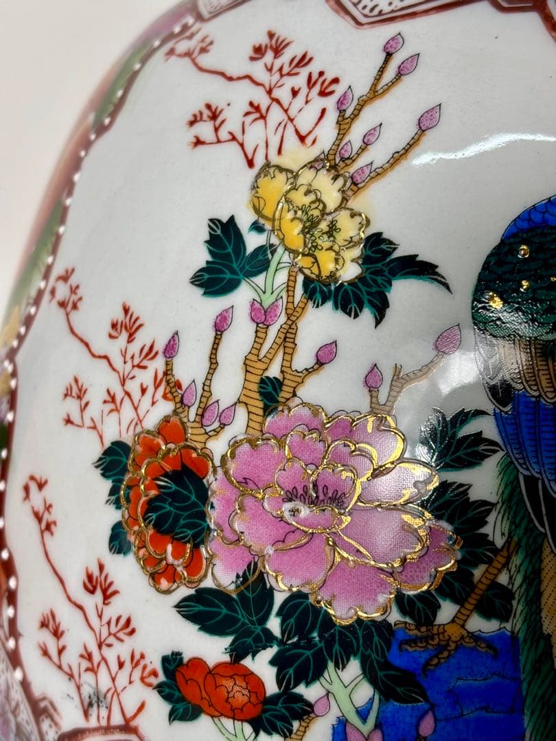 #色絵金彩　睡蓮鉢　メダカ鉢