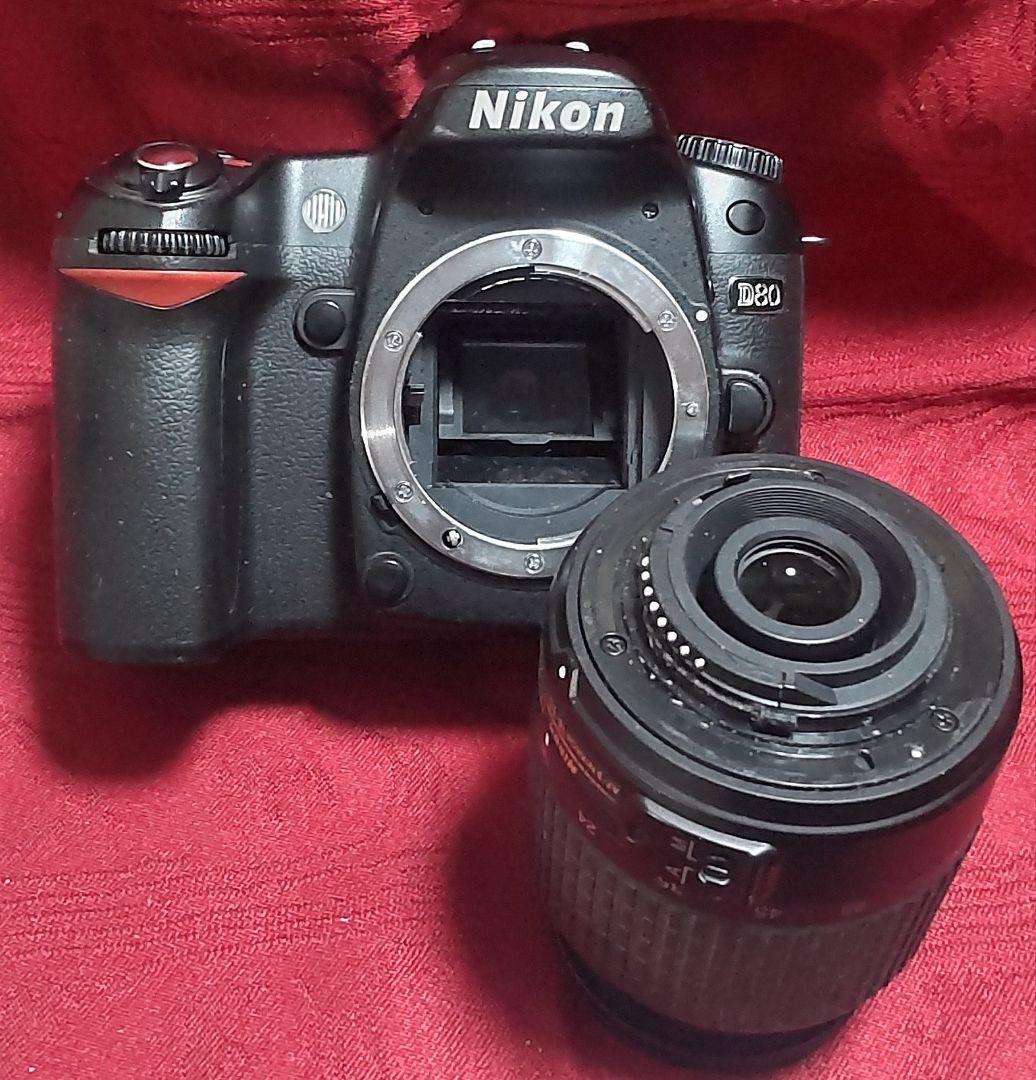 B*Q様 Nikon＜D80＞CCDデジタル一眼レフカメラ＋純正標準ズームレンズ