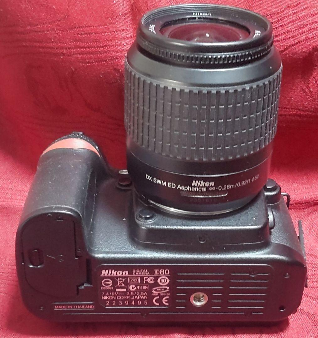 B*Q様 Nikon＜D80＞CCDデジタル一眼レフカメラ＋純正標準ズームレンズ