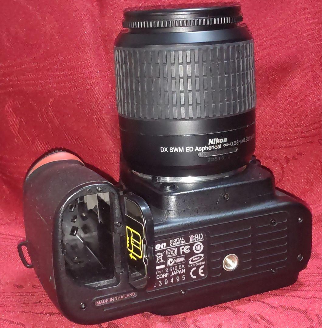 B*Q様 Nikon＜D80＞CCDデジタル一眼レフカメラ＋純正標準ズームレンズ