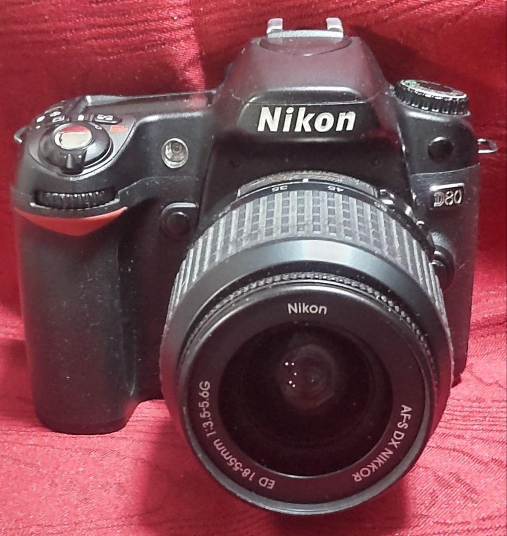 B*Q様 Nikon＜D80＞CCDデジタル一眼レフカメラ＋純正標準ズームレンズ