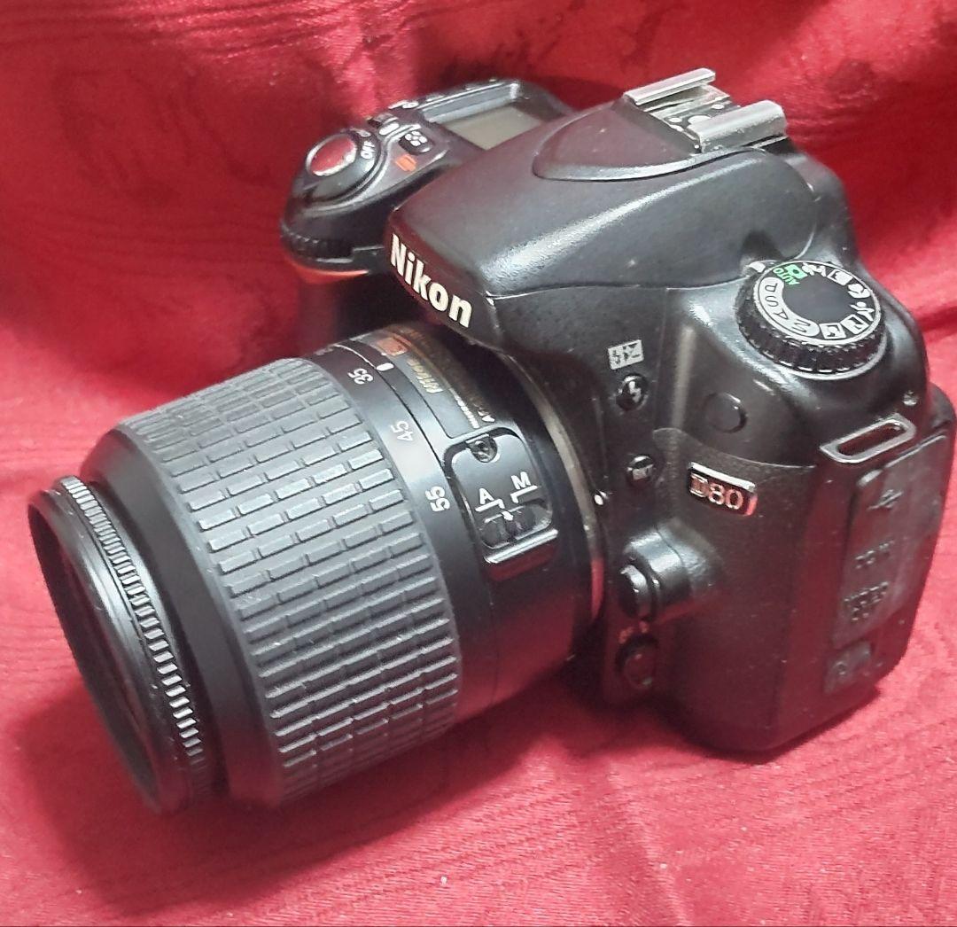 B*Q様 Nikon＜D80＞CCDデジタル一眼レフカメラ＋純正標準ズームレンズ