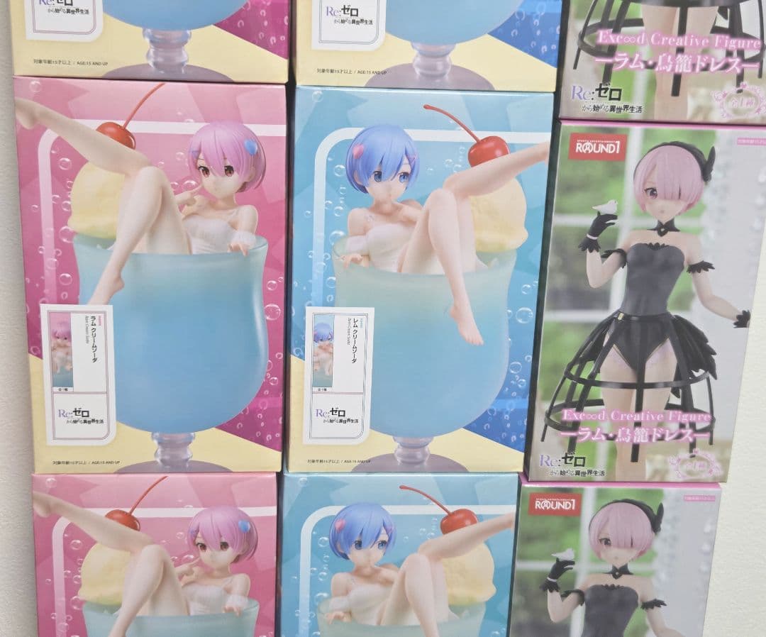 Re:ゼロから始める異世界生活　フィギュア×9個セット　新品未使用品です。