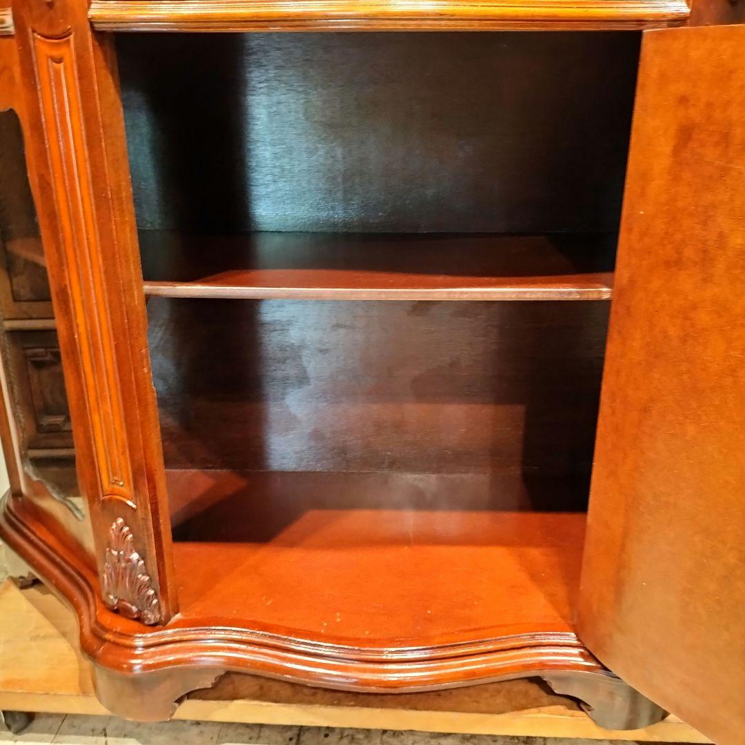 M♦年始Sale東名 象嵌　アンティーク　サイドボード　リプロ　大理石