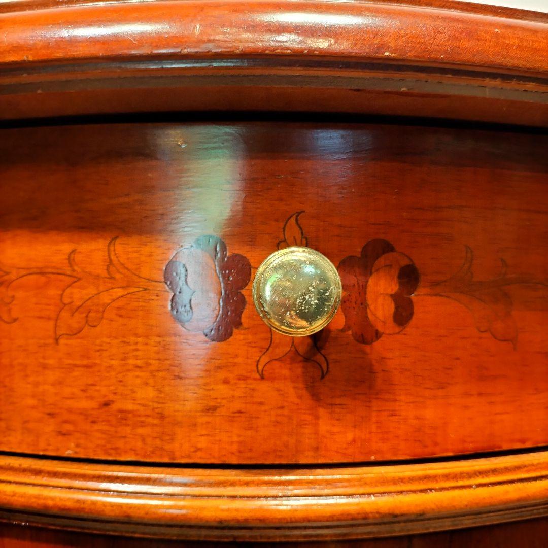 M♦年始Sale東名 象嵌　アンティーク　サイドボード　リプロ　大理石