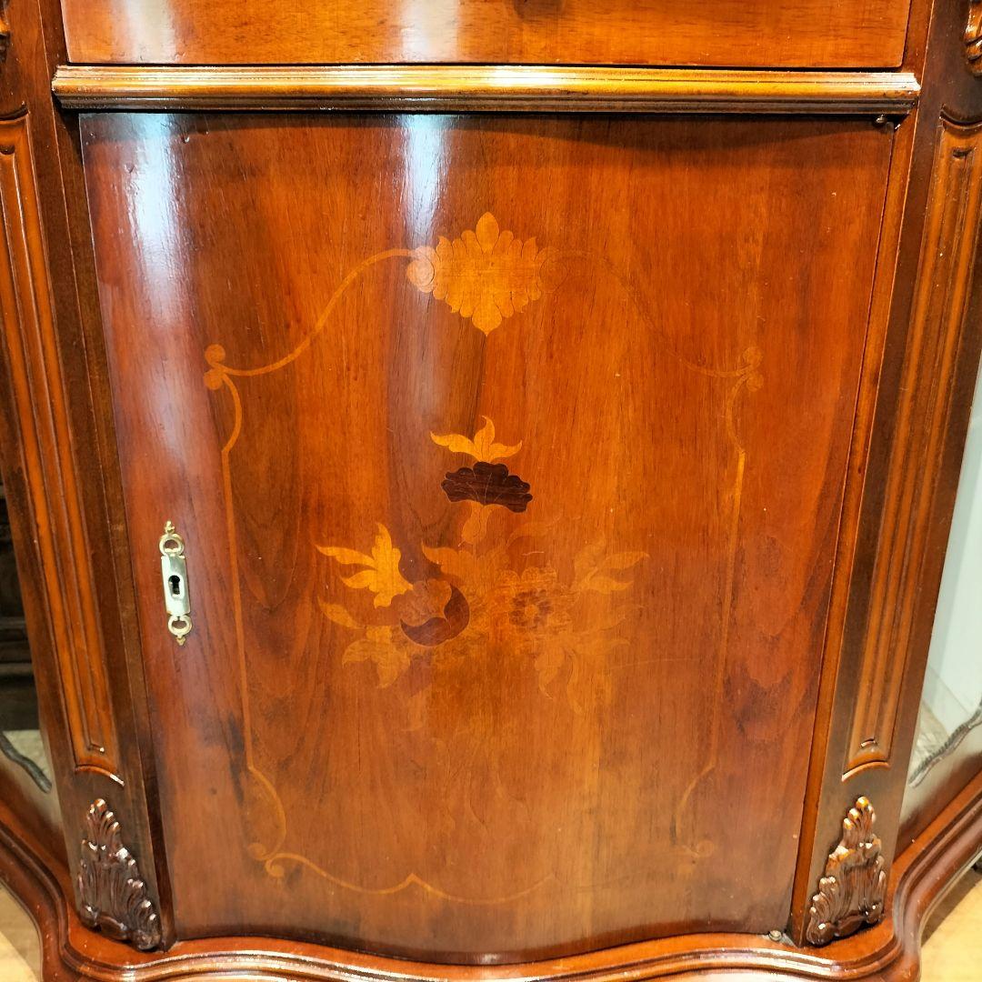 M♦年始Sale東名 象嵌　アンティーク　サイドボード　リプロ　大理石