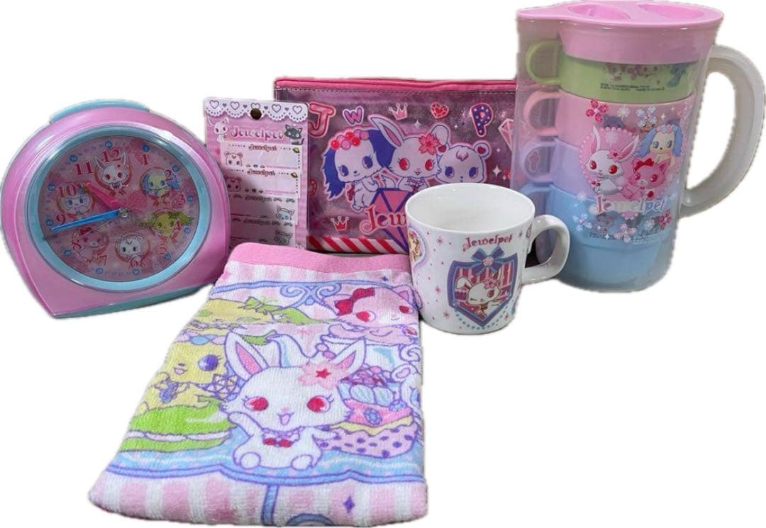１２　ジュエルペット 目覚まし時計＆ペンケース＆マグカップ＆ピッチャー等