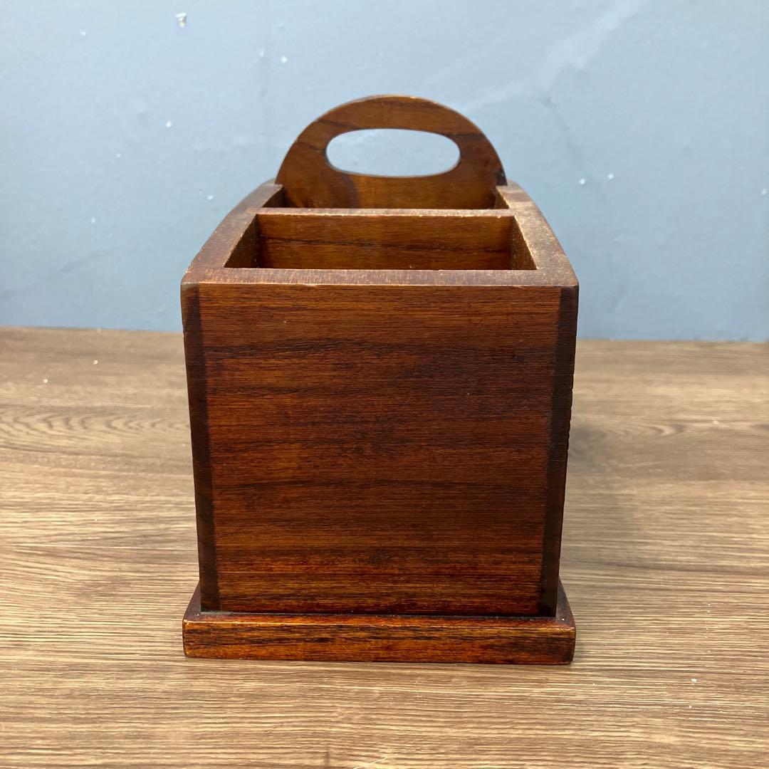 E-3 昭和レトロ 希少 KANSAI 木製 リモコンラック 小物入れ 桜柄