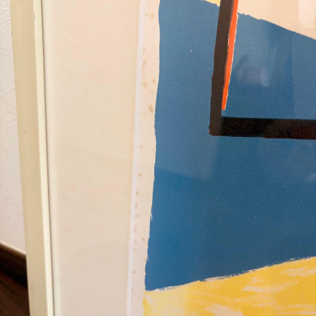 【値下げOK】ドゥマルヌ 揺らめく構図 シルクスクリーン 絵画額装 3/100