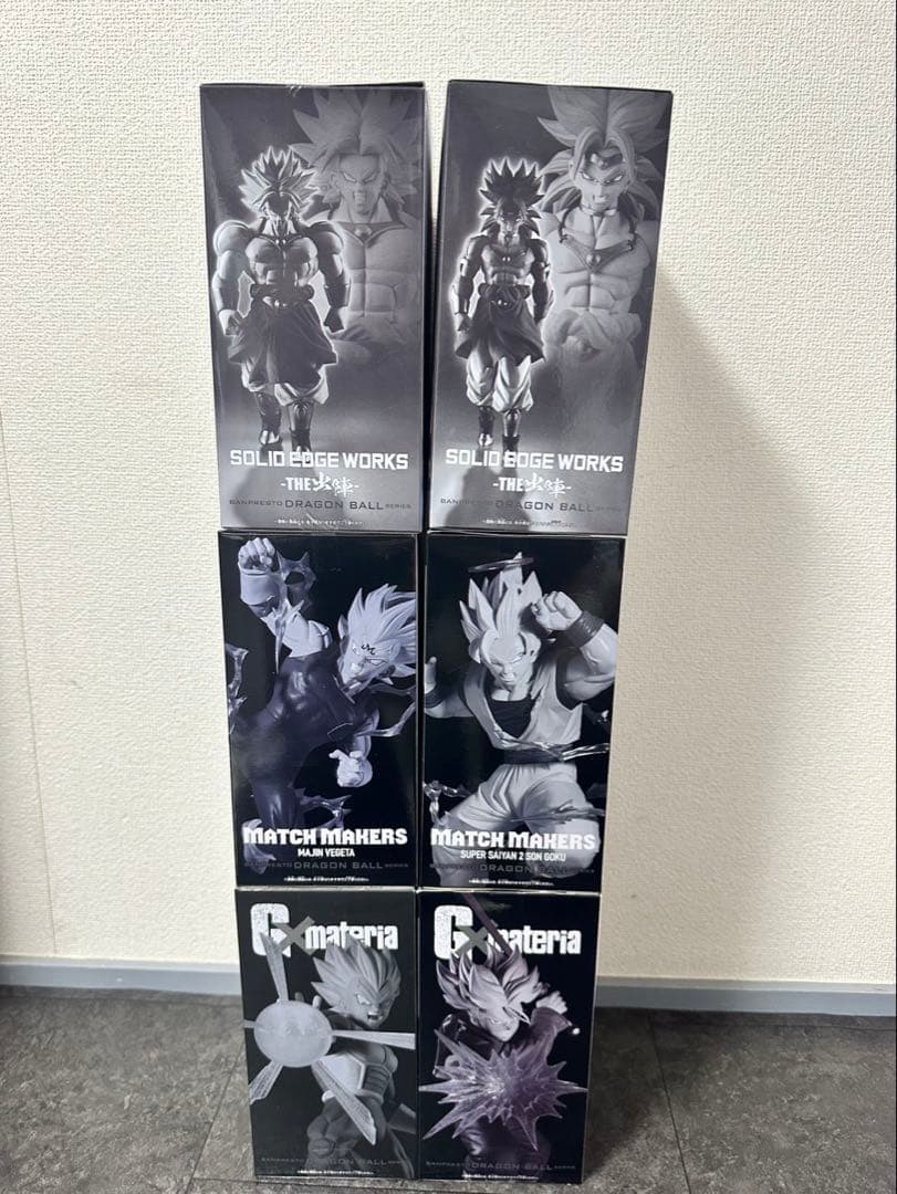 ドラゴンボール超 フィギュア 6点 セット ブロリー 魔人ベジータ トランクス