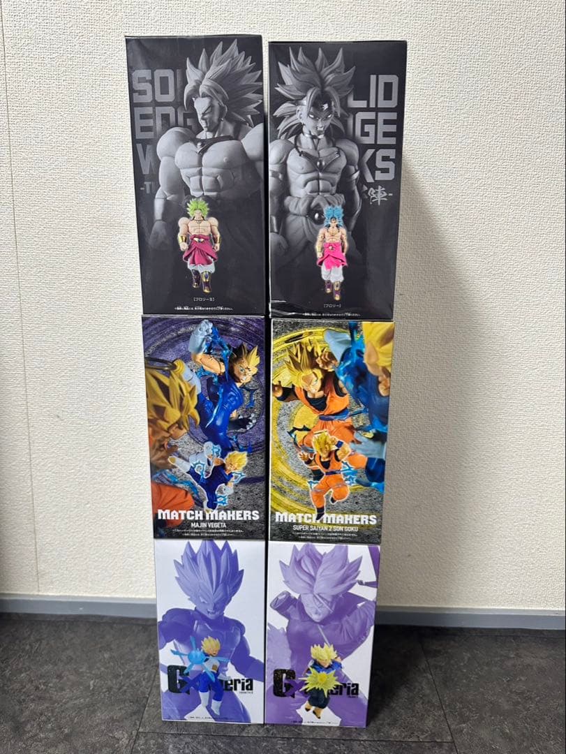 ドラゴンボール超 フィギュア 6点 セット ブロリー 魔人ベジータ トランクス