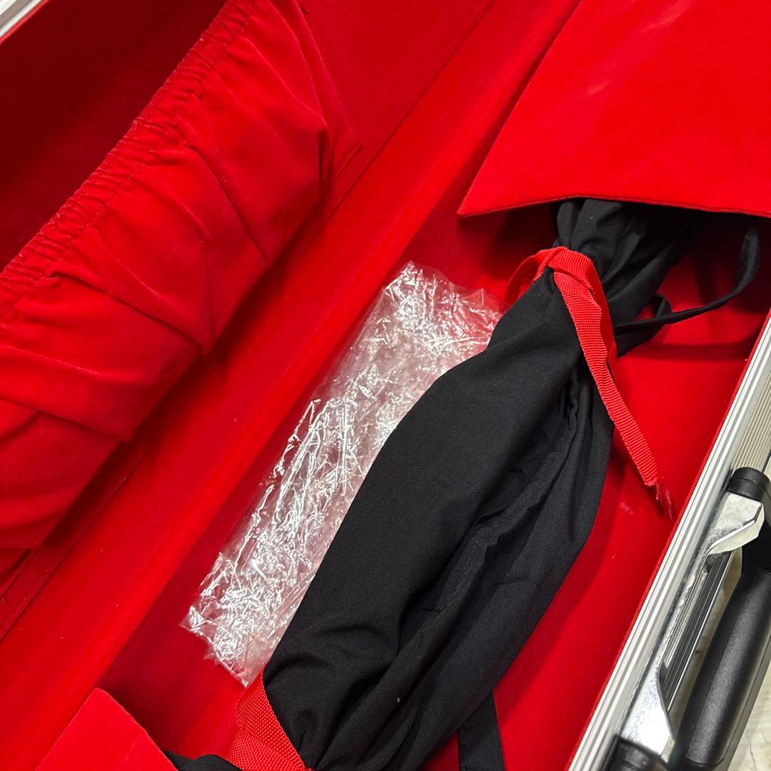 沖縄三線 三味線 和楽器 蛇柄 金色刺繍 ケース付き