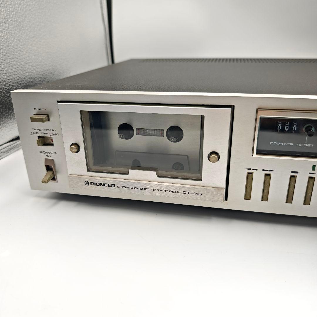 【美品・完全動作◎】PIONEER CT-415 カセットデッキ
