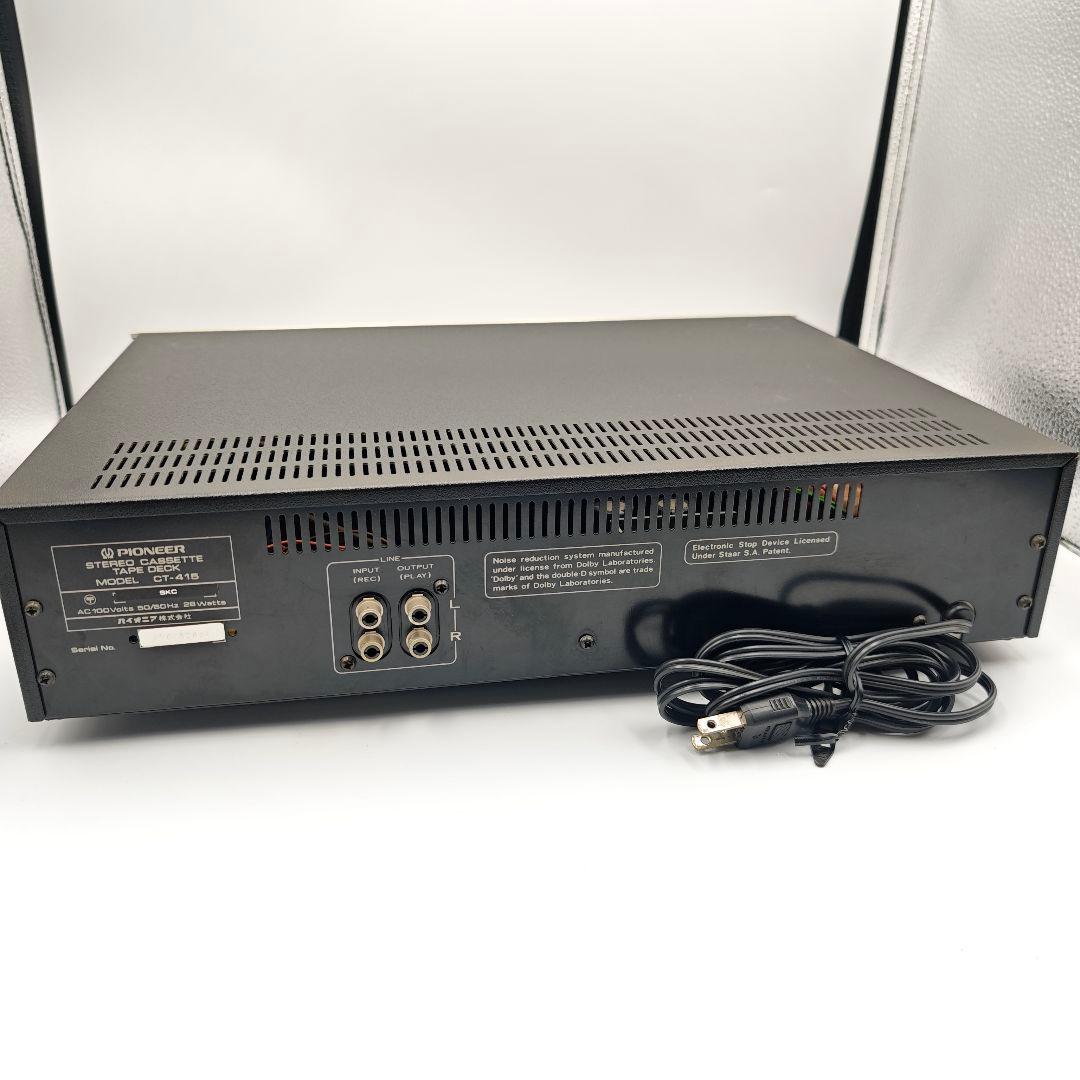 【美品・完全動作◎】PIONEER CT-415 カセットデッキ