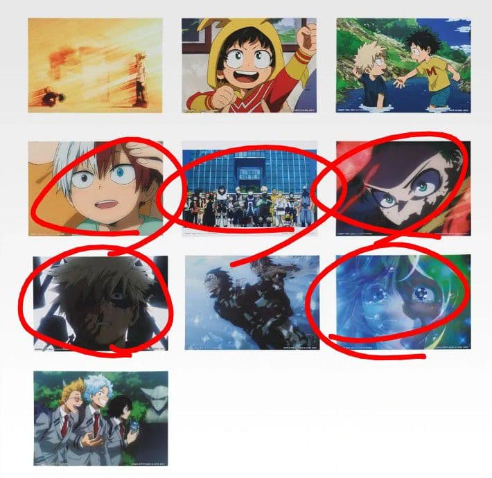 ヒロアカ一番くじ　A賞　B賞　F-3賞　H賞