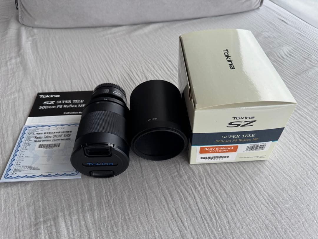 新品同Tokina SZ 500mm F8 Reflex MF