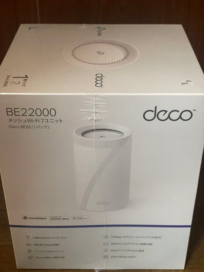 TP-Link BE22000 Deco BE85 Wi-Fi7メッシュルーター