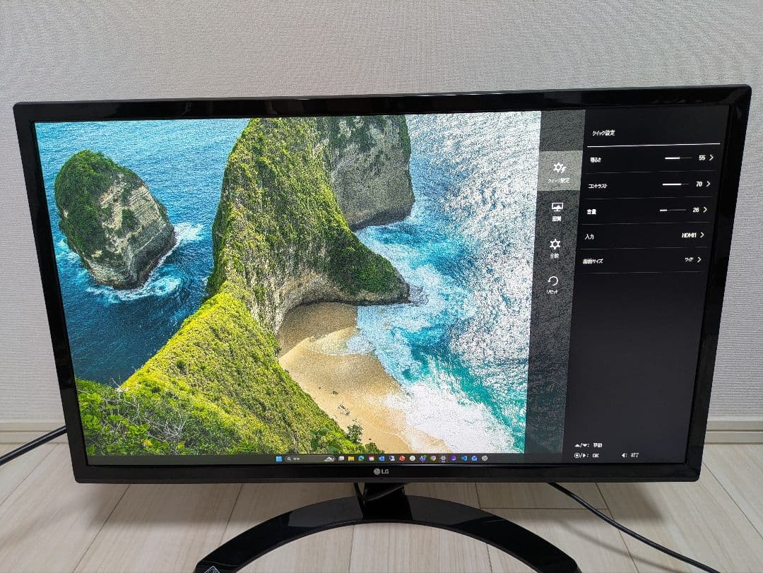 LG 27UD58-B 27インチ モニター