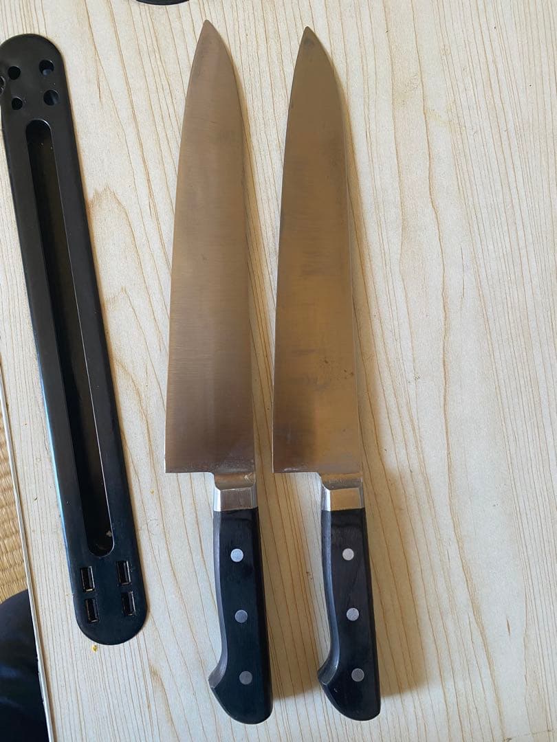 佐文牛刀包丁セット2本　長さ41cm