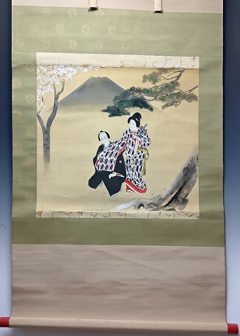 日本画/清作・絹本「春夏秋冬四副」/二重箱入