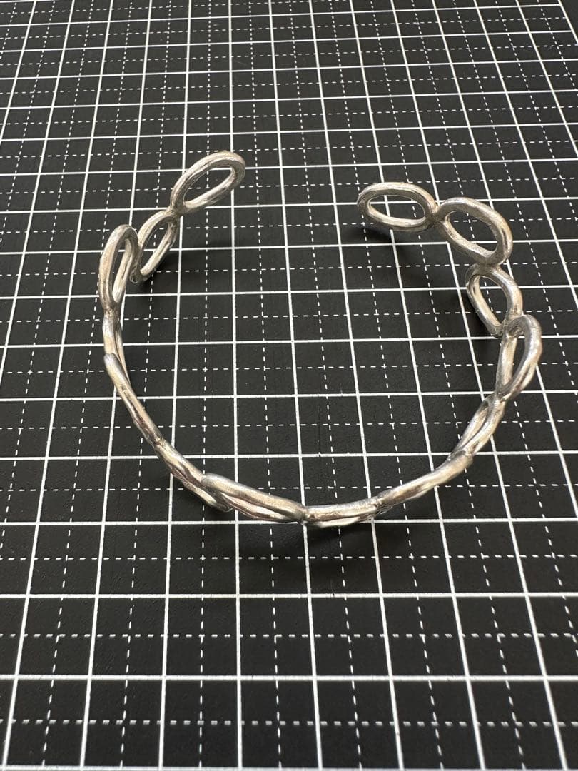 カレンシルバー オーバルリンク ブレスレット