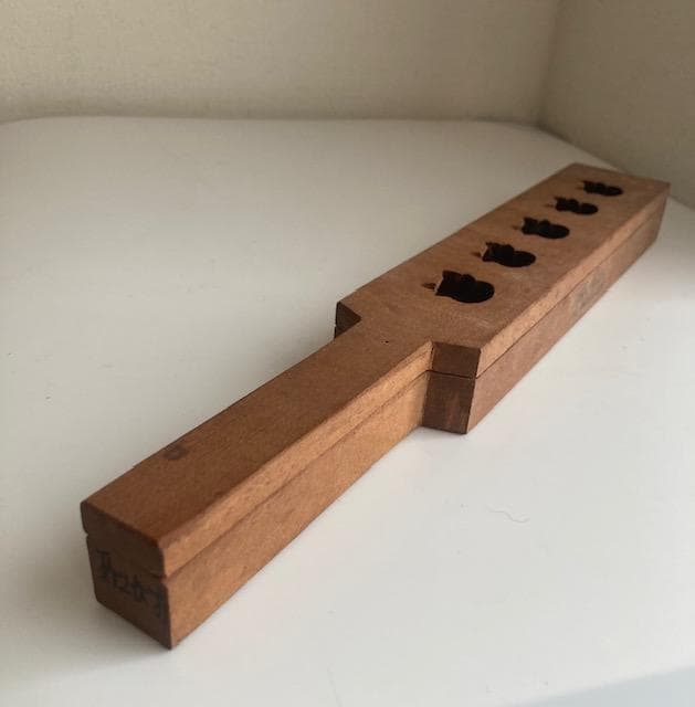 古道具　木型　干菓子　朝顔　アサガオ　花